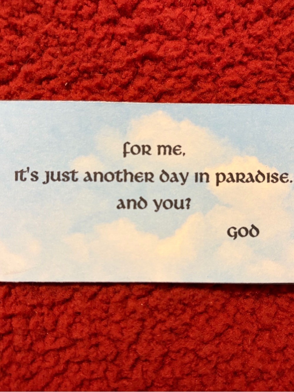 Messages from God magnet